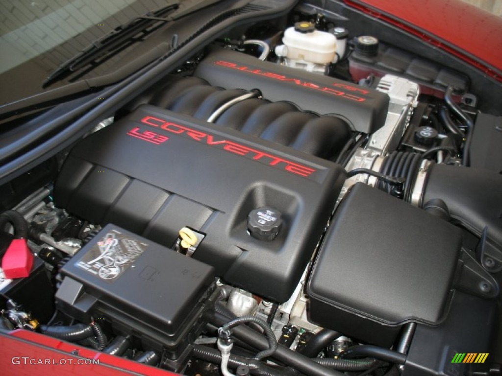 2010 Chevrolet Corvette Coupe 6.2 Liter OHV 16-Valve LS3 V8 Engine Photo #58046495