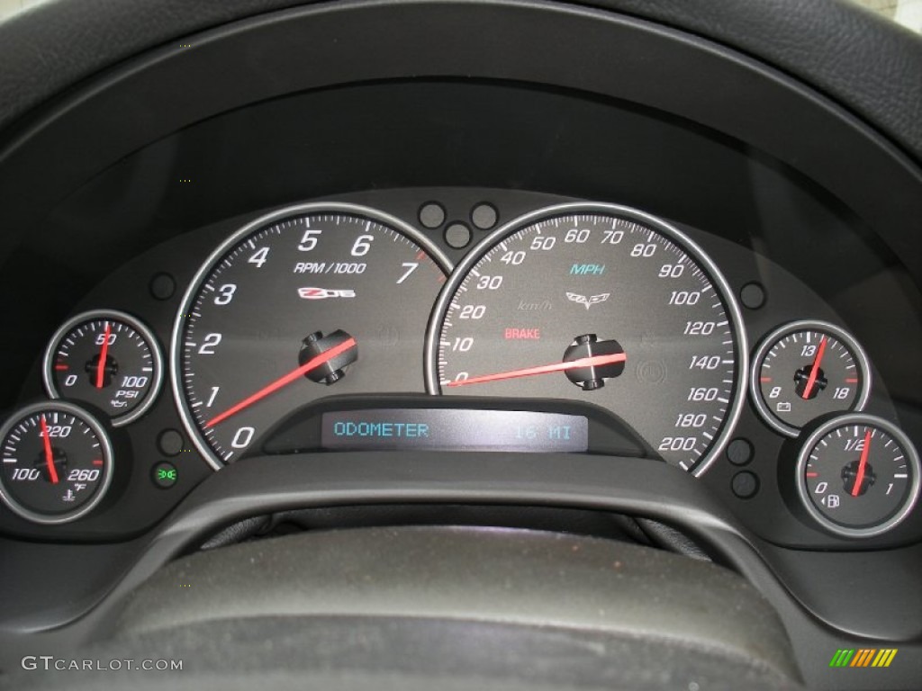 2010 Chevrolet Corvette Z06 Gauges Photos