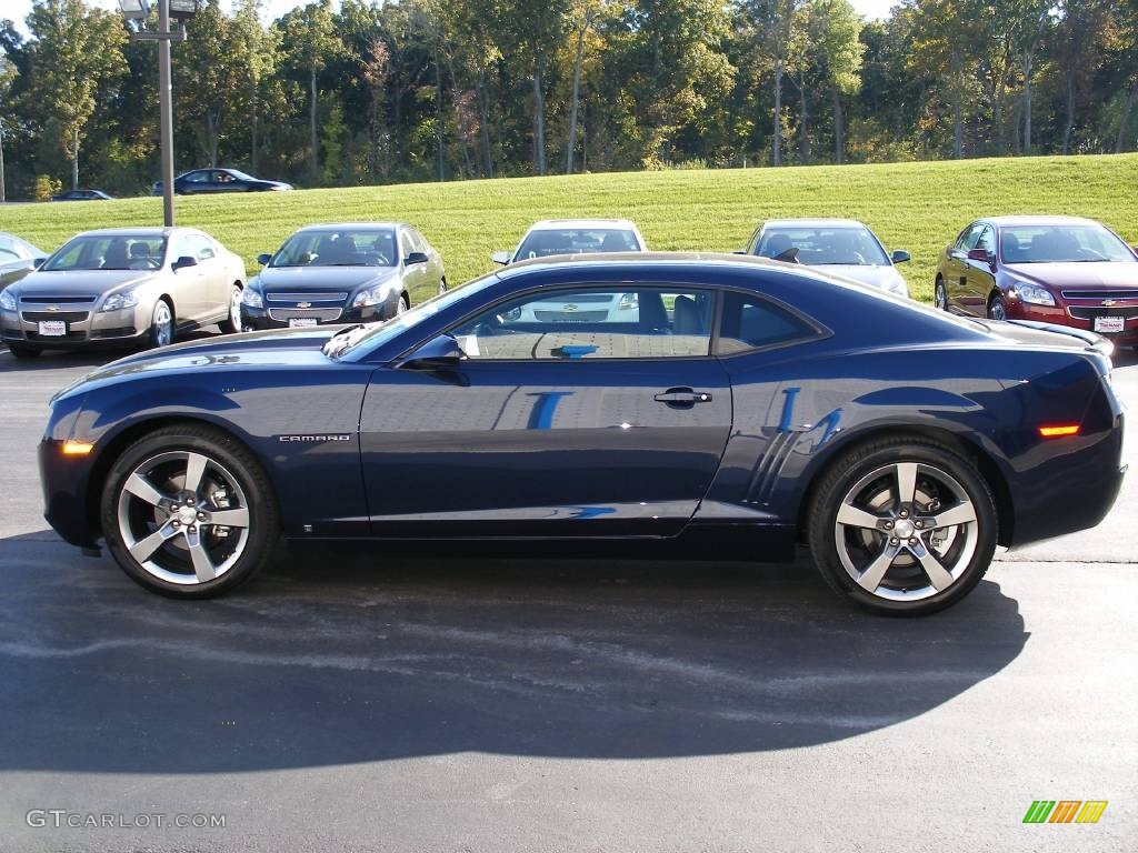 2010 Camaro LT/RS Coupe - Imperial Blue Metallic / Black photo #6