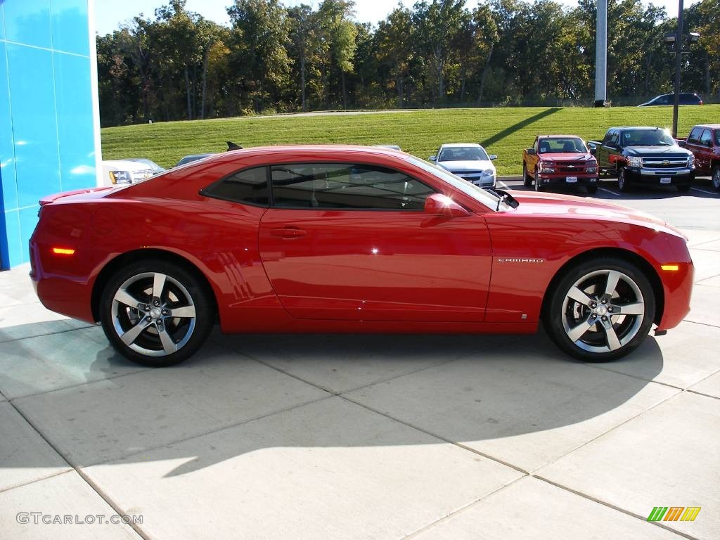 2010 Camaro LT/RS Coupe - Victory Red / Black photo #3