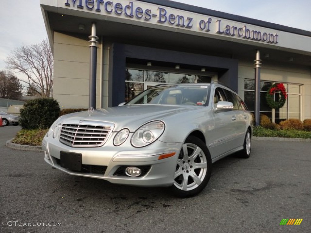 2007 E 350 4Matic Wagon - Iridium Silver Metallic / Ash photo #1