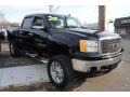 2008 Onyx Black GMC Sierra 1500 SLT Crew Cab 4x4  photo #3