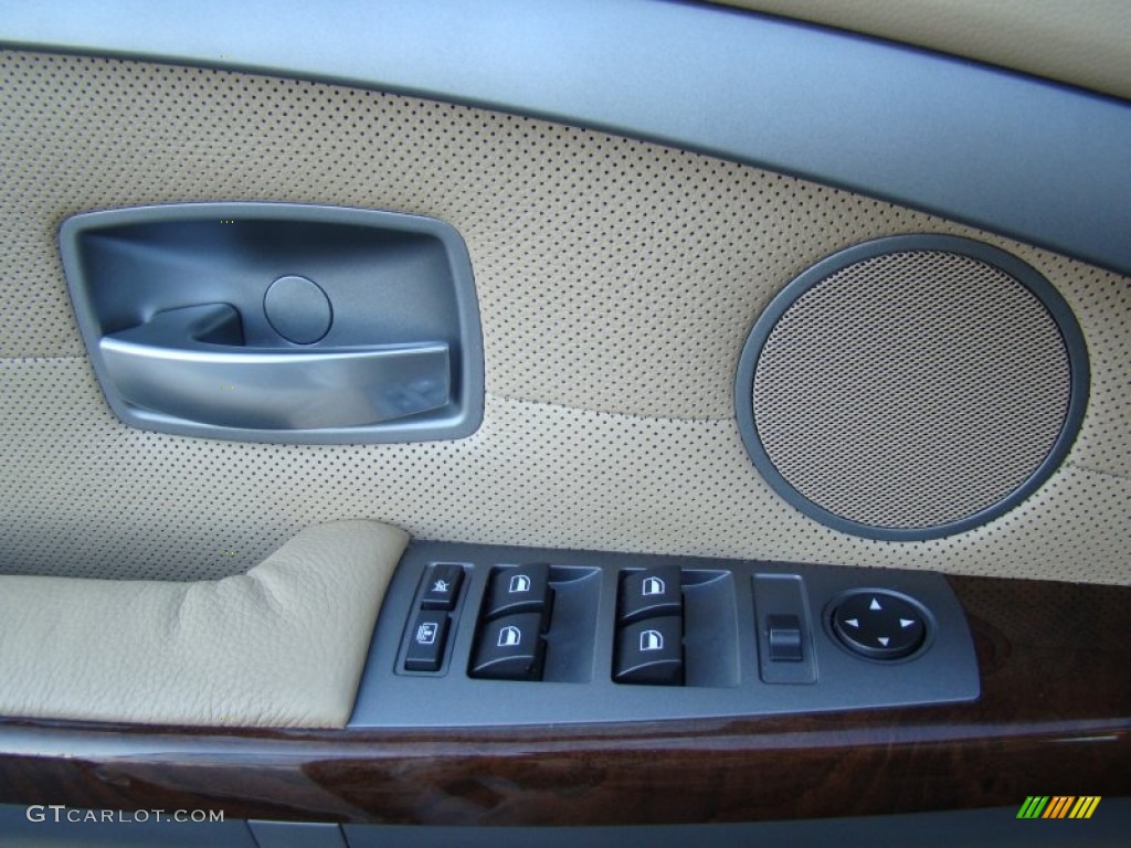 2004 7 Series 745Li Sedan - Alpine White / Dark Beige/Beige III photo #18