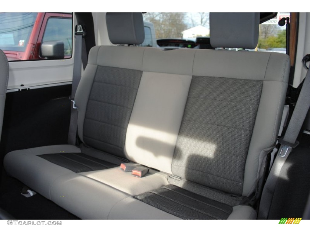 2009 Wrangler X 4x4 - Stone White / Dark Slate Gray/Medium Slate Gray photo #10