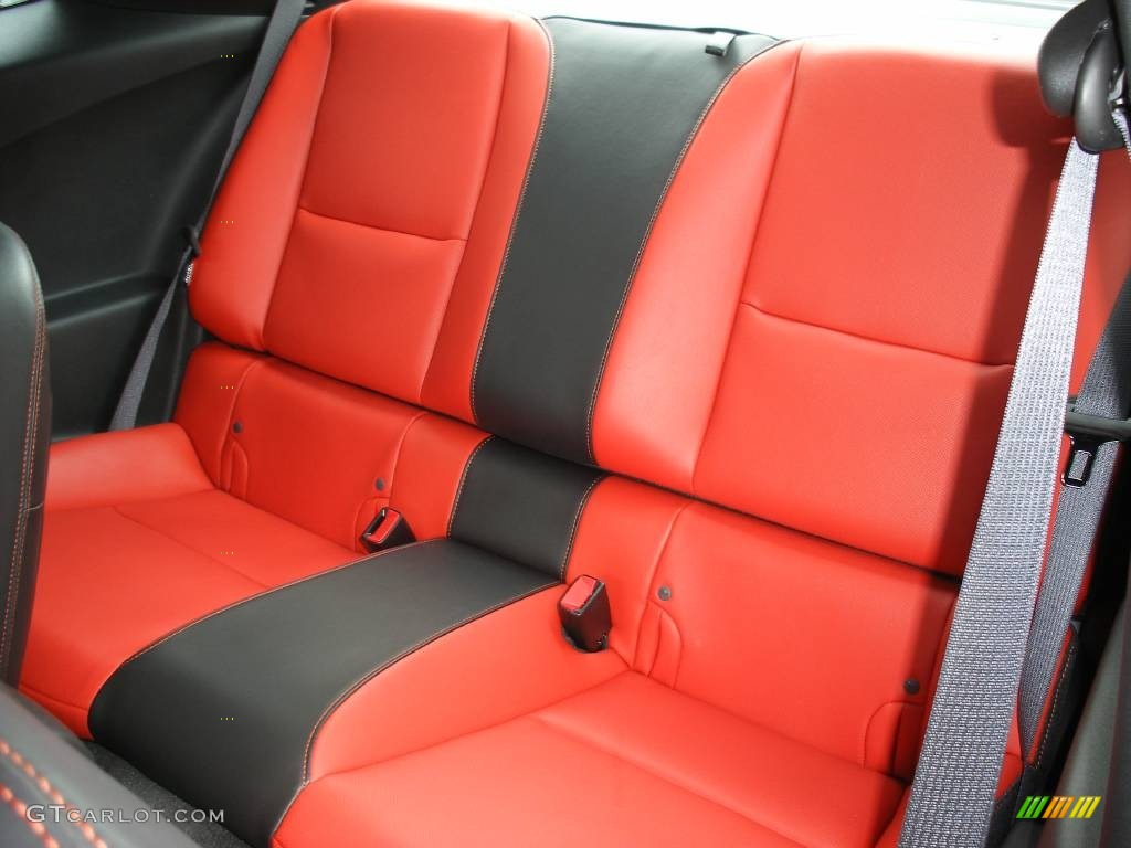 Black/Inferno Orange Interior 2010 Chevrolet Camaro SS Coupe Photo #58049345