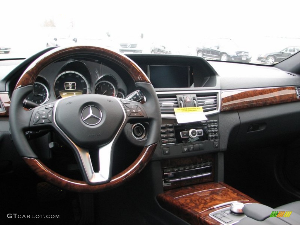 2012 Mercedes-Benz E 350 4Matic Sedan Black Dashboard Photo #58049442