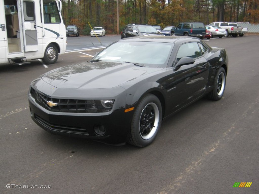 Black 2012 Chevrolet Camaro LS Coupe Exterior Photo #58049814