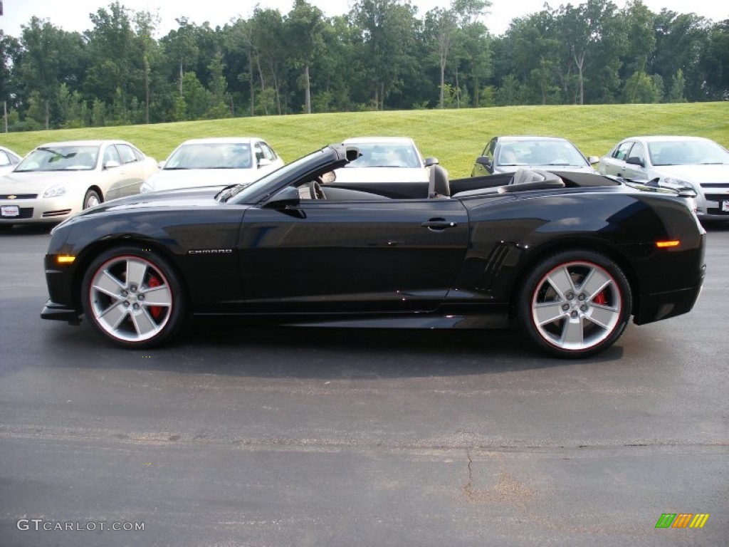 2011 Camaro SS/RS Synergy Series Convertible - Black / Titanium/Torch Red photo #1
