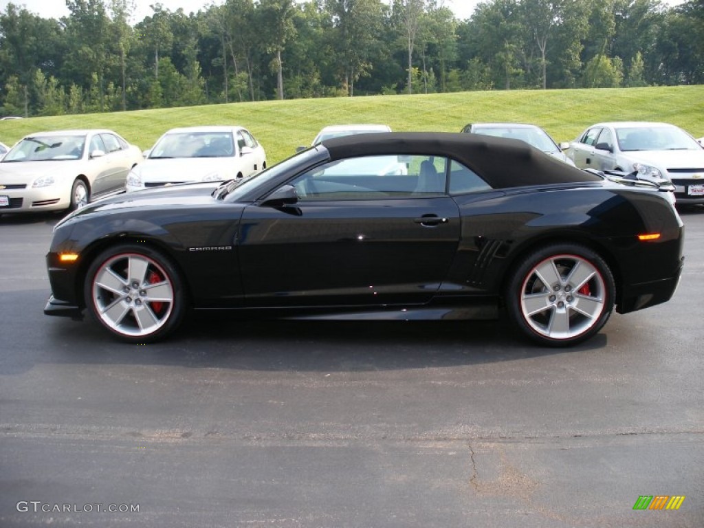 Black 2011 Chevrolet Camaro SS/RS Synergy Series Convertible Exterior Photo #58049856