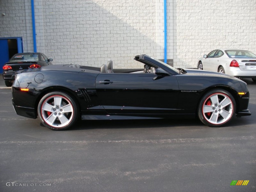 2011 Camaro SS/RS Synergy Series Convertible - Black / Titanium/Torch Red photo #3