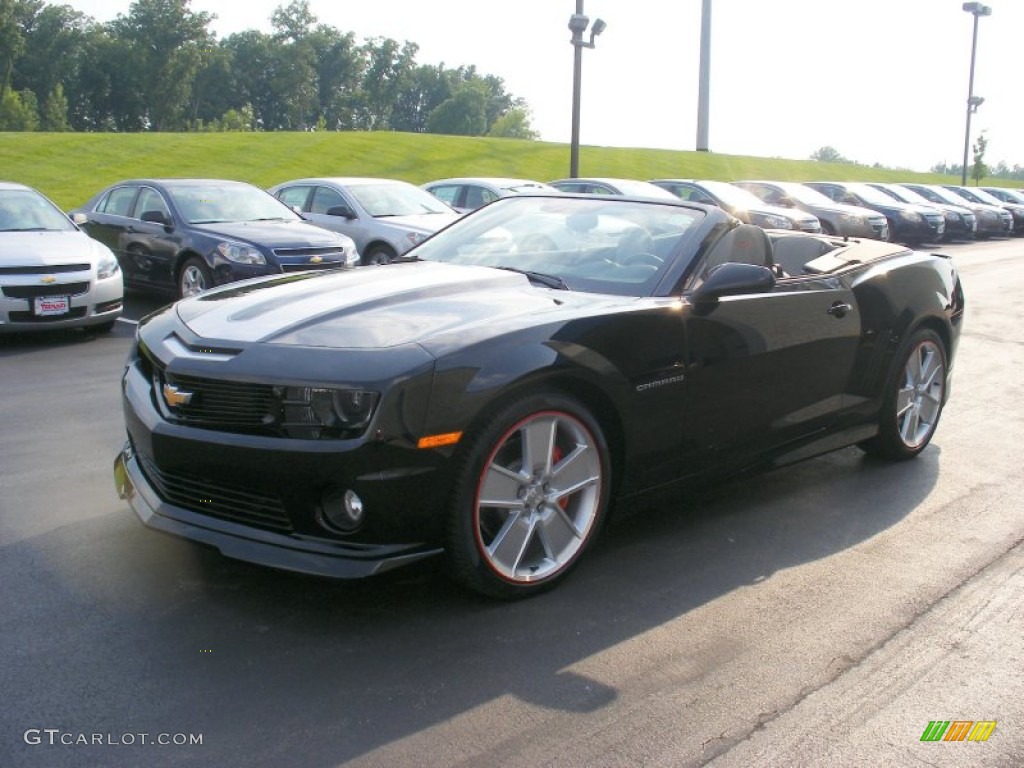 Black 2011 Chevrolet Camaro SS/RS Synergy Series Convertible Exterior Photo #58049883