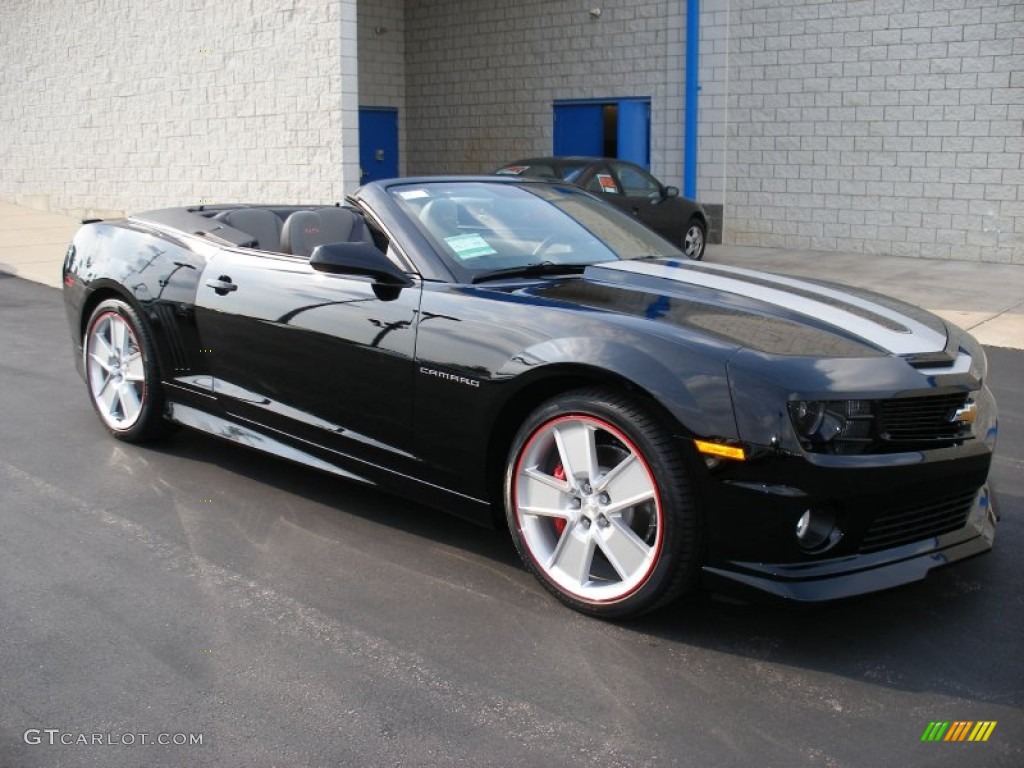 Black 2011 Chevrolet Camaro SS/RS Synergy Series Convertible Exterior Photo #58049904