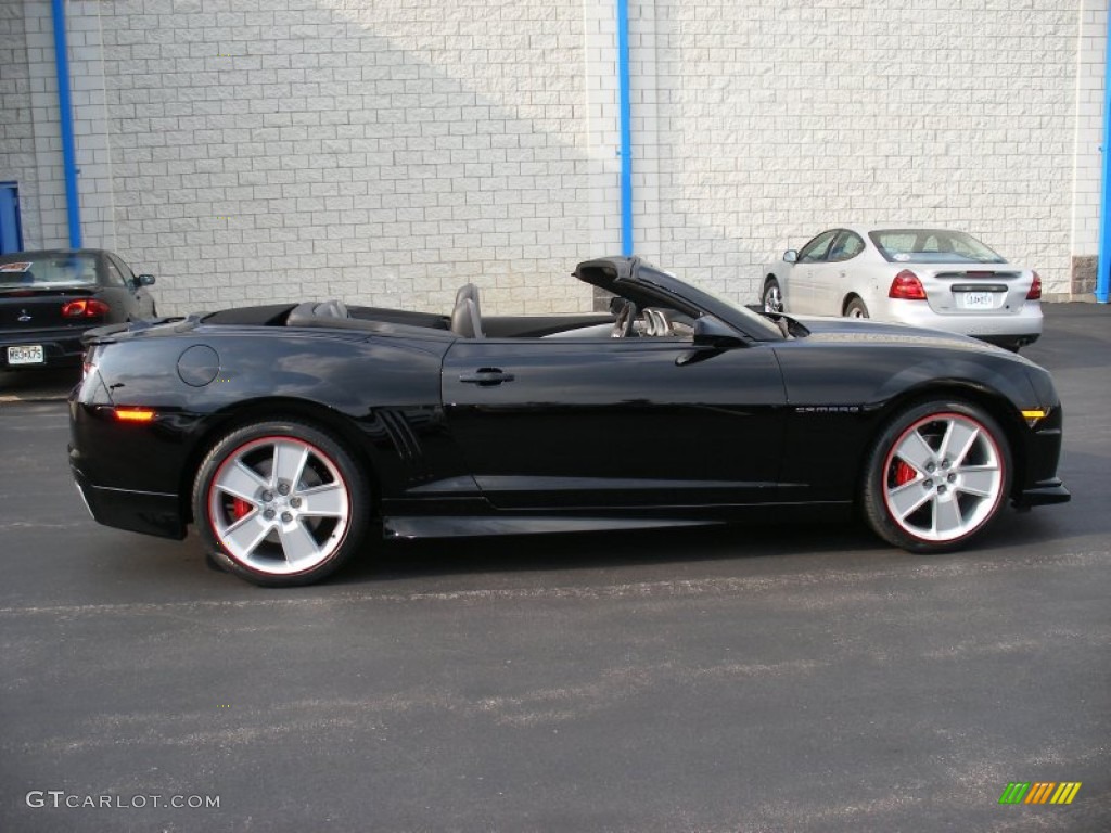 Black 2011 Chevrolet Camaro SS/RS Synergy Series Convertible Exterior Photo #58049989