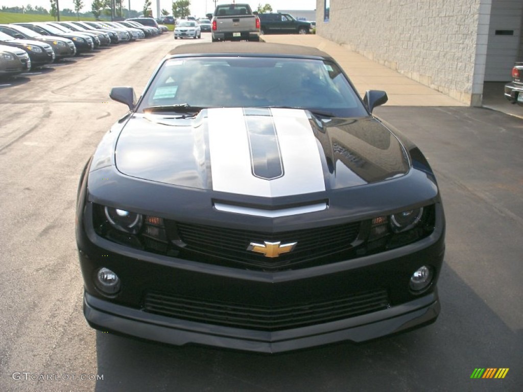 Black 2011 Chevrolet Camaro SS/RS Synergy Series Convertible Exterior Photo #58049997