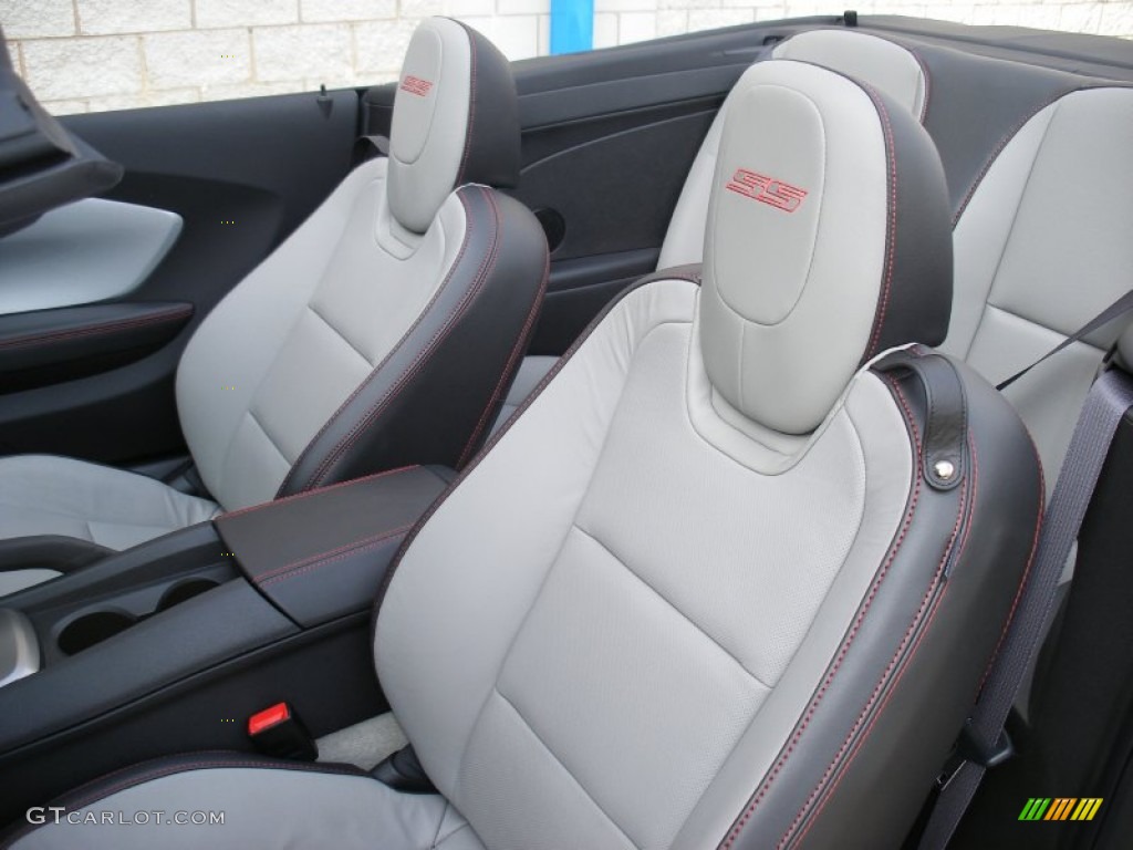 Titanium/Torch Red Interior 2011 Chevrolet Camaro SS/RS Synergy Series Convertible Photo #58050060