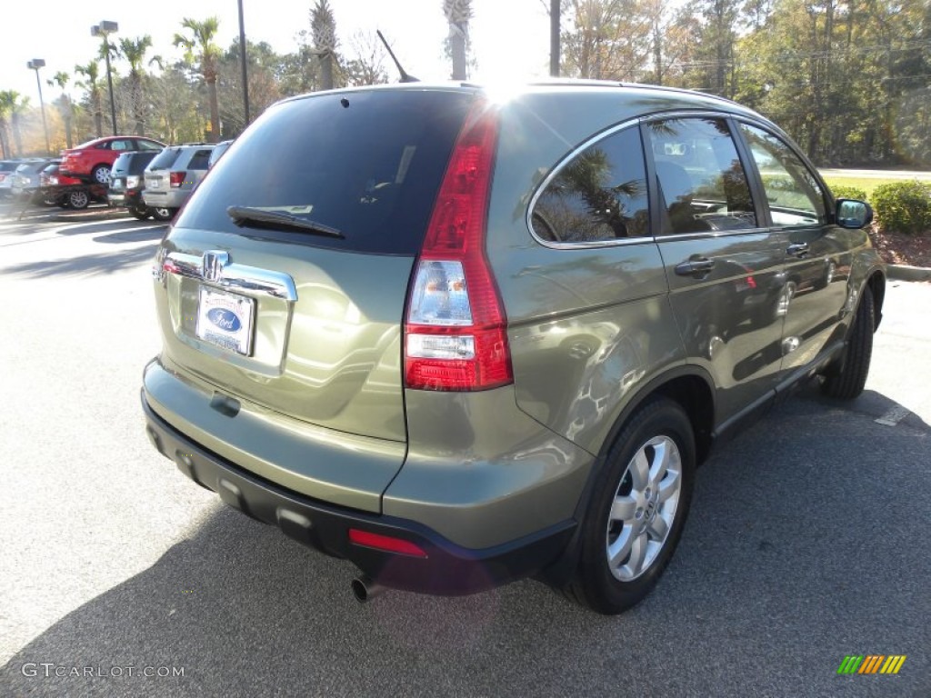 2009 CR-V EX - Green Tea Metallic / Ivory photo #13
