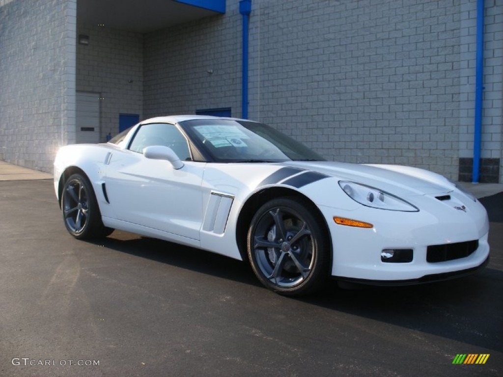 Arctic White 2011 Chevrolet Corvette Grand Sport Coupe Exterior Photo #58050790