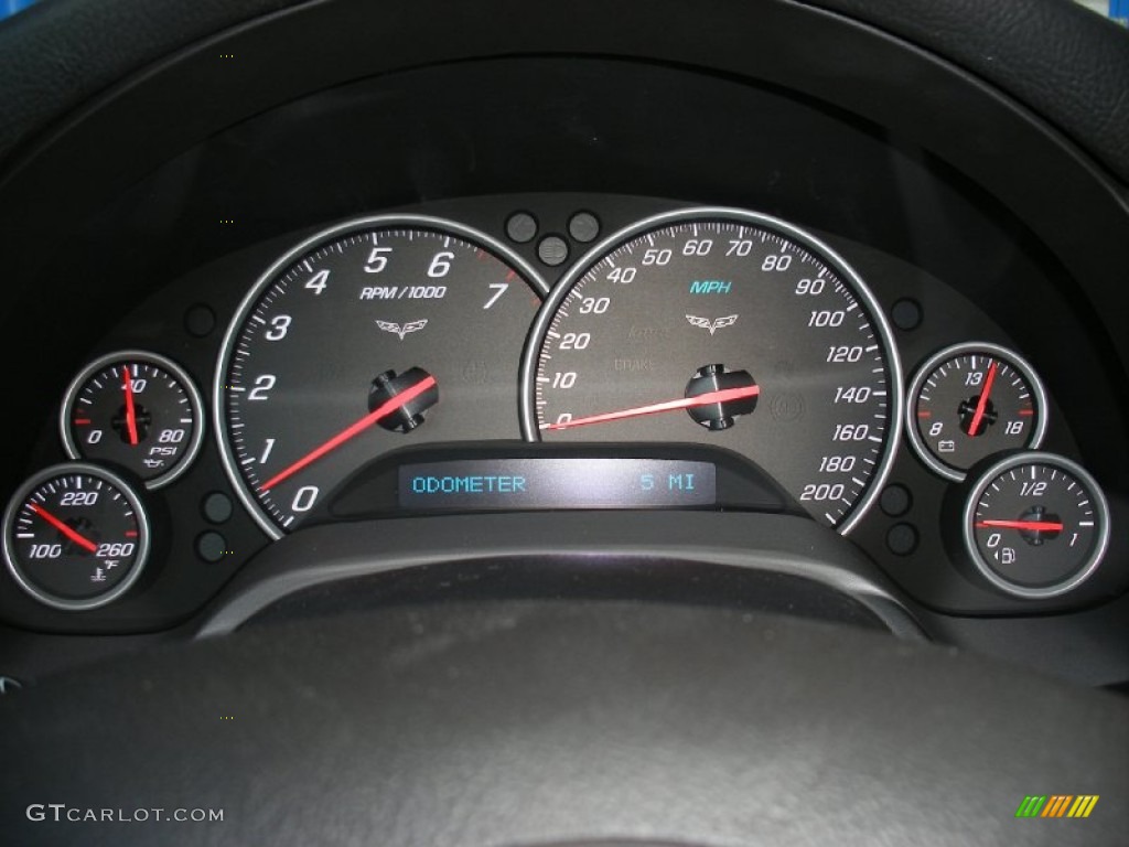 2011 Chevrolet Corvette Grand Sport Coupe Gauges Photo #58050817