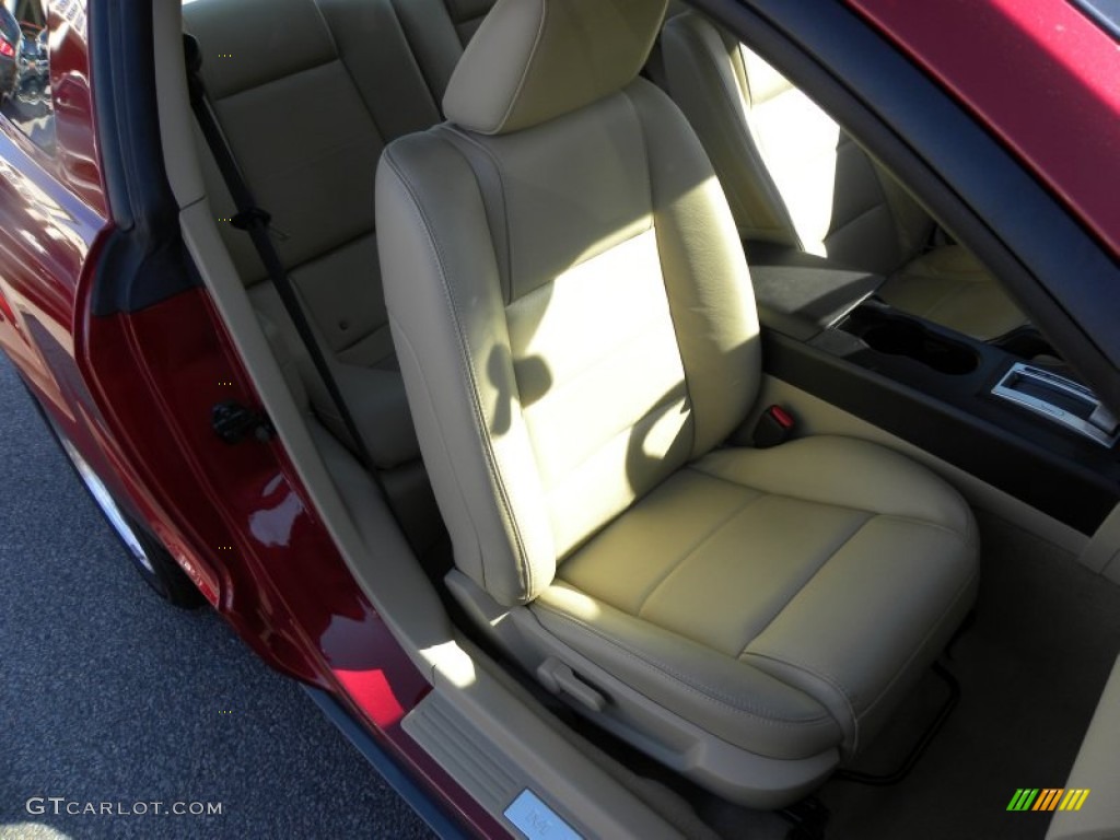 2007 Mustang V6 Deluxe Coupe - Redfire Metallic / Medium Parchment photo #6