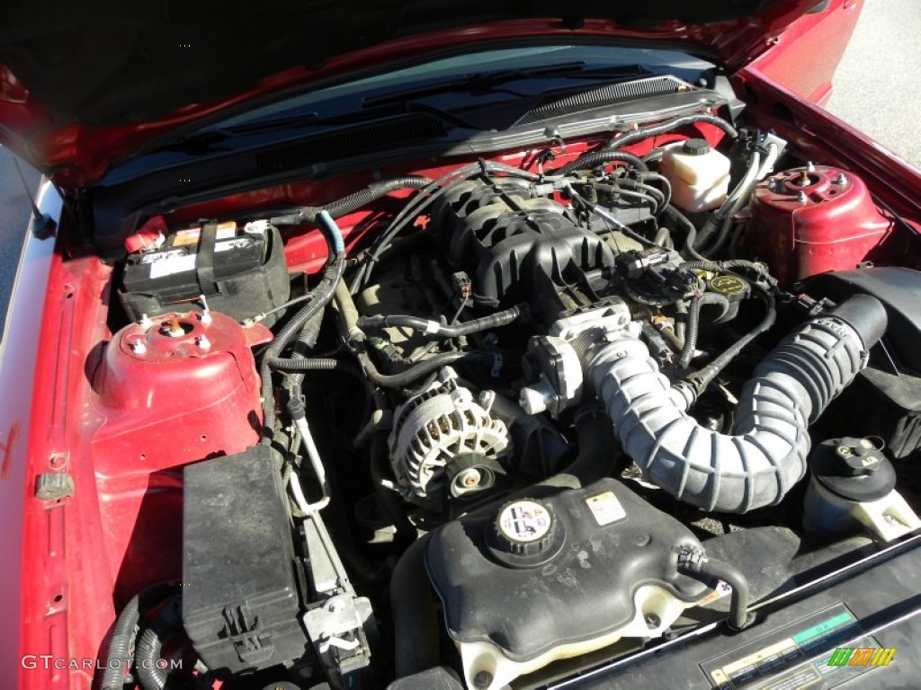 2007 Mustang V6 Deluxe Coupe - Redfire Metallic / Medium Parchment photo #15