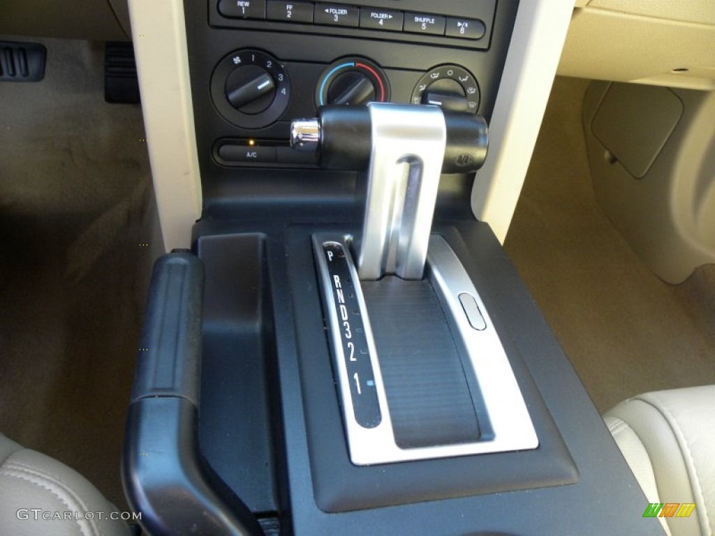 2007 Mustang V6 Deluxe Coupe - Redfire Metallic / Medium Parchment photo #16