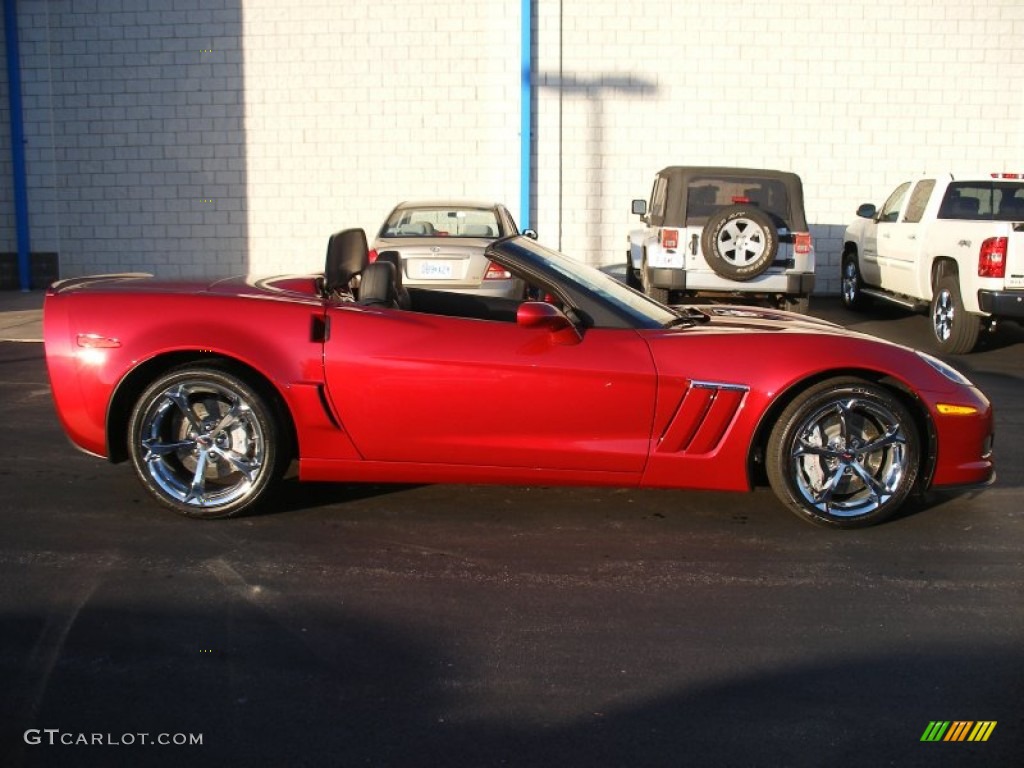 2012 Corvette Grand Sport Convertible - Crystal Red Metallic Tintcoat / Ebony photo #2