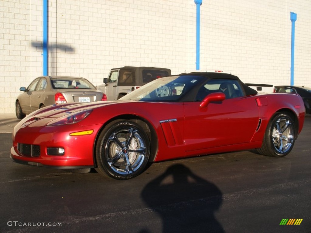 2012 Corvette Grand Sport Convertible - Crystal Red Metallic Tintcoat / Ebony photo #3