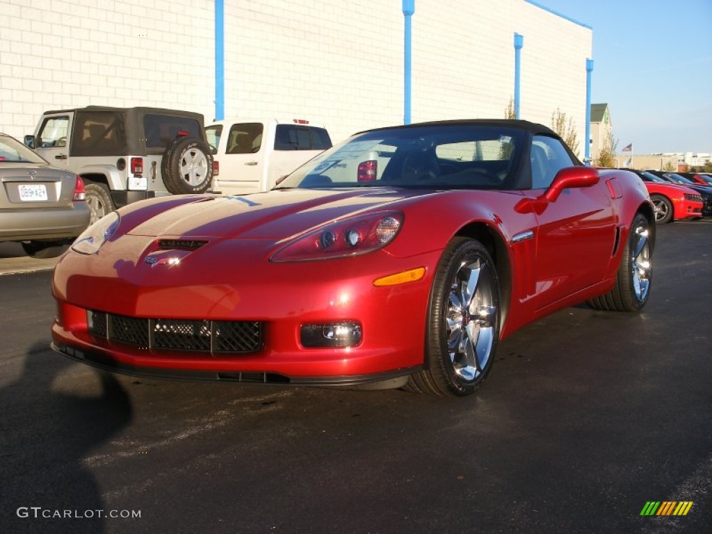 Crystal Red Metallic Tintcoat 2012 Chevrolet Corvette Grand Sport Convertible Exterior Photo #58051178