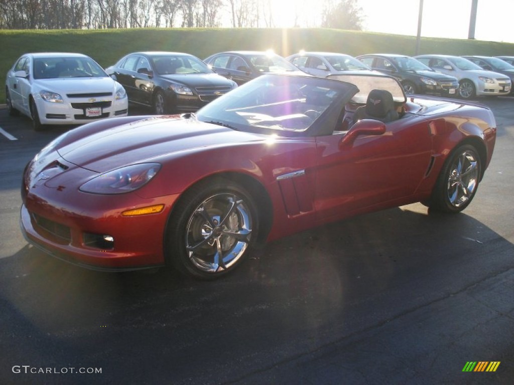 2012 Corvette Grand Sport Convertible - Crystal Red Metallic Tintcoat / Ebony photo #9