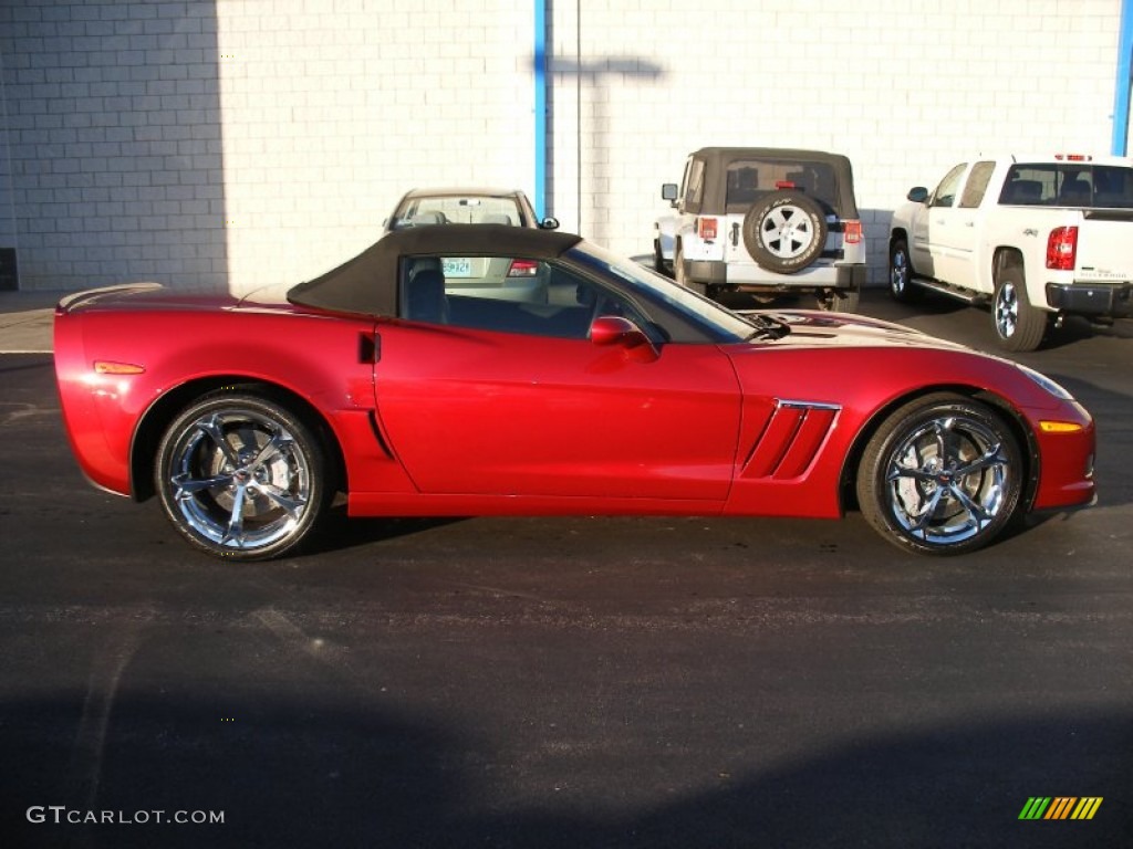 Crystal Red Metallic Tintcoat 2012 Chevrolet Corvette Grand Sport Convertible Exterior Photo #58051223