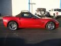 Crystal Red Metallic Tintcoat 2012 Chevrolet Corvette Grand Sport Convertible Exterior