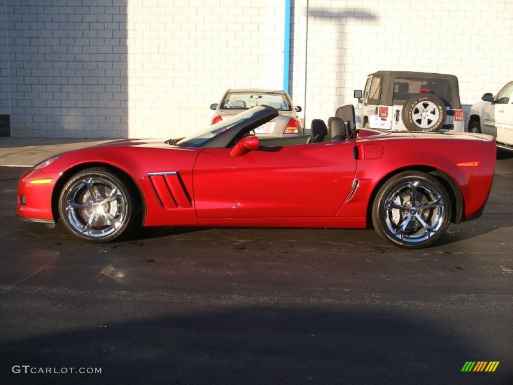 Crystal Red Metallic Tintcoat 2012 Chevrolet Corvette Grand Sport Convertible Exterior Photo #58051229