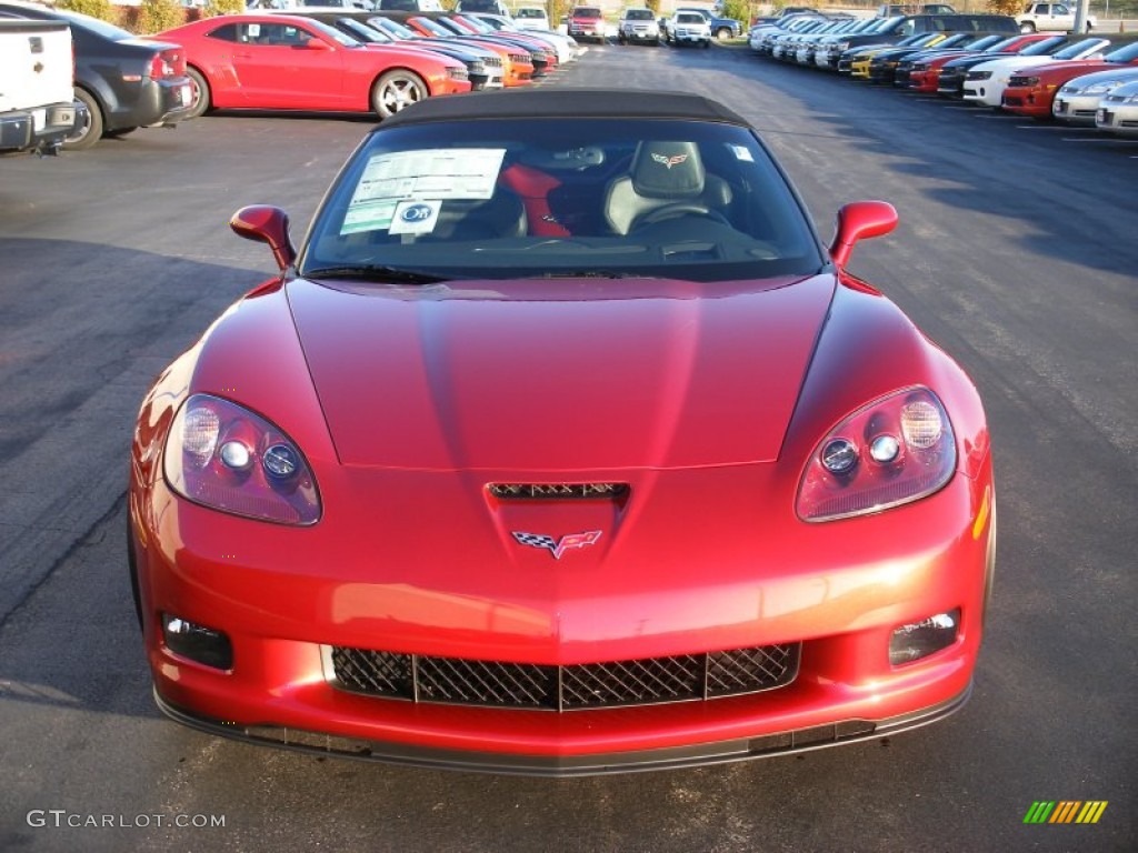 Crystal Red Metallic Tintcoat 2012 Chevrolet Corvette Grand Sport Convertible Exterior Photo #58051238