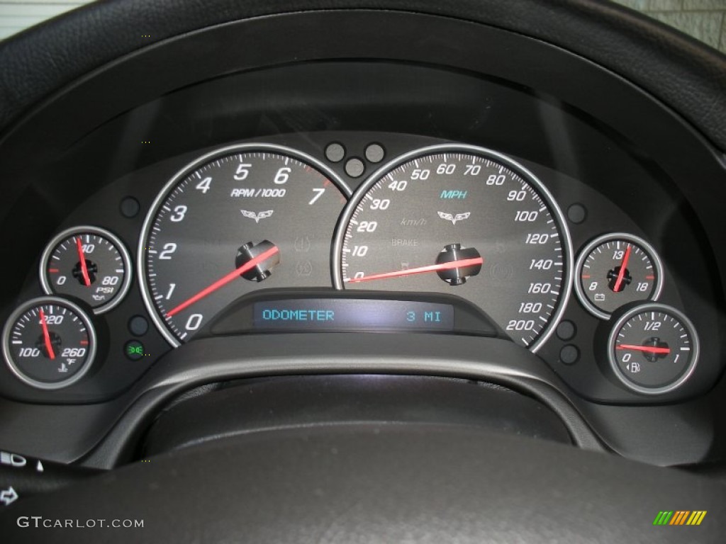 2012 Chevrolet Corvette Grand Sport Convertible Gauges Photo #58051274