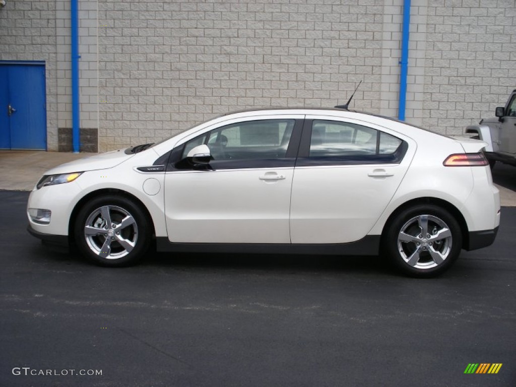White Diamond Tricoat 2012 Chevrolet Volt Hatchback Exterior Photo #58051562
