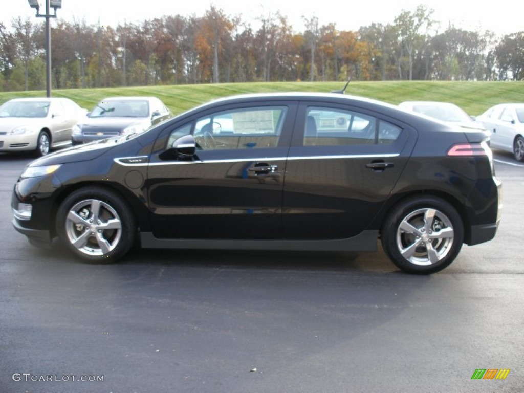 Black 2012 Chevrolet Volt Hatchback Exterior Photo #58051903