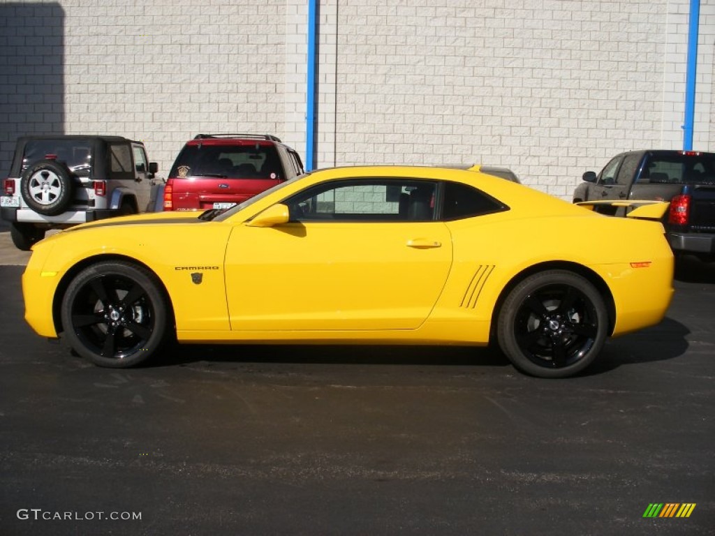 Rally Yellow 2012 Chevrolet Camaro LT Coupe Transformers Special Edition Exterior Photo #58052338