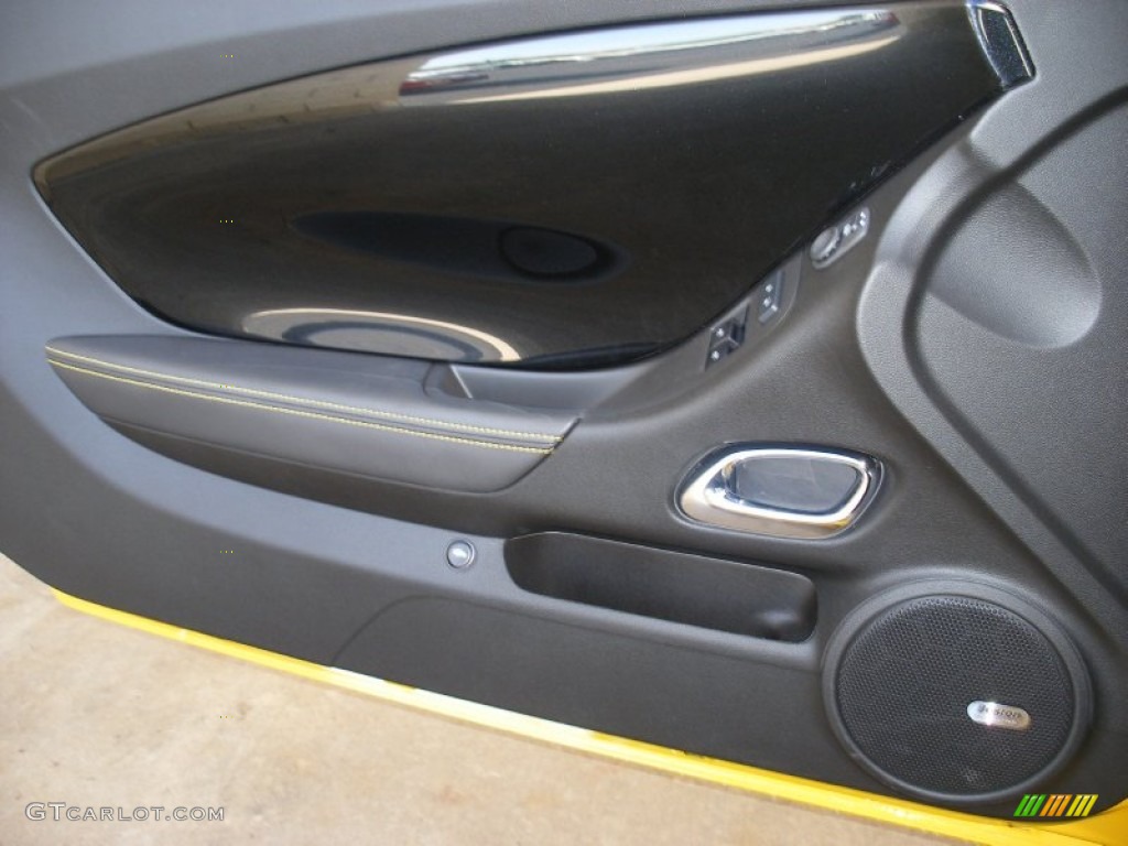 2012 Chevrolet Camaro LT Coupe Transformers Special Edition Jet Black Door Panel Photo #58052586