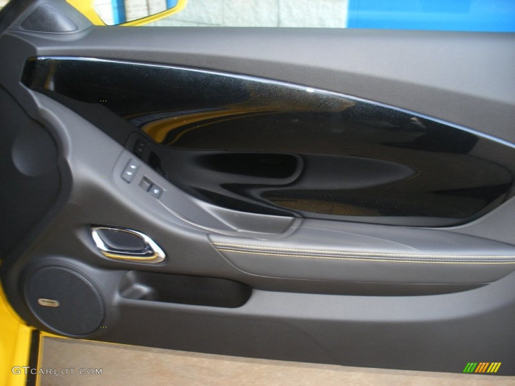 2012 Camaro LT Coupe Transformers Special Edition - Rally Yellow / Jet Black photo #32