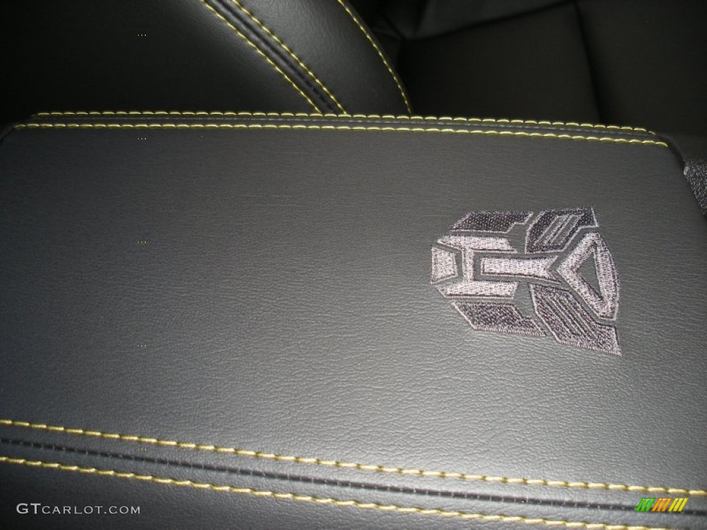 Embossed Transformers console 2012 Chevrolet Camaro LT Coupe Transformers Special Edition Parts