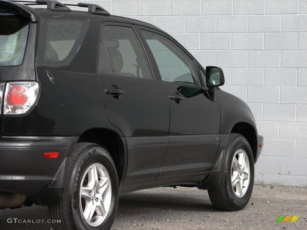 2001 RX 300 AWD - Black Onyx / Ivory photo #12