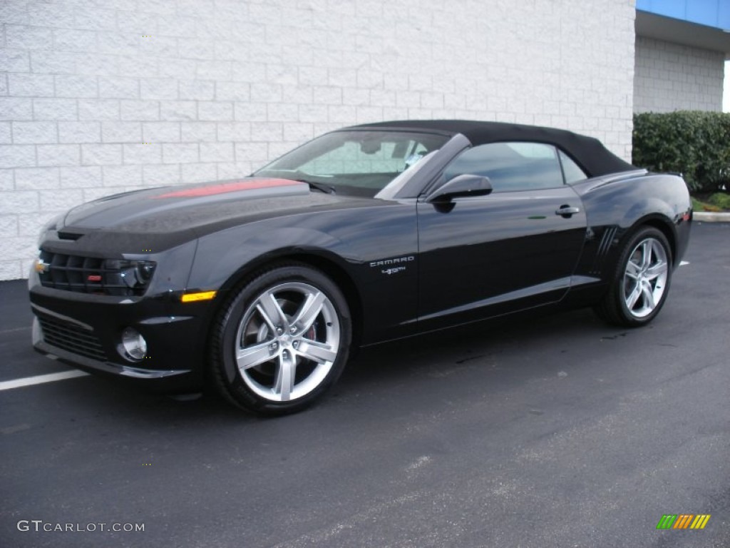 Carbon Flash Metallic 2012 Chevrolet Camaro SS 45th Anniversary Edition Convertible Exterior Photo #58052882