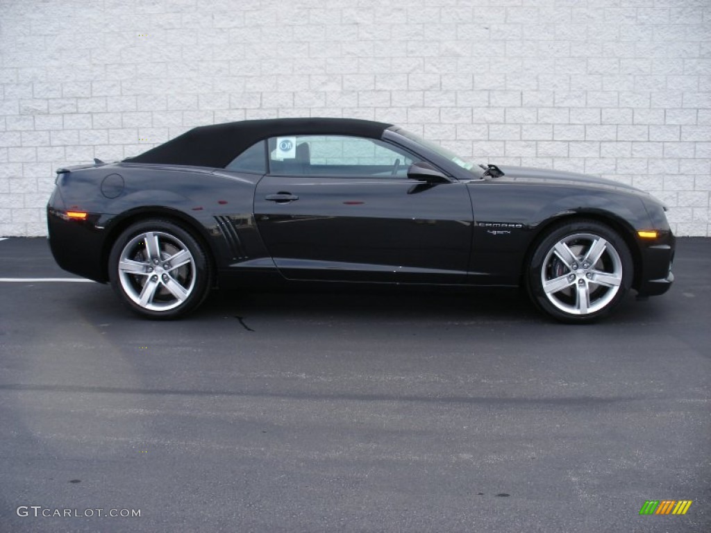 Carbon Flash Metallic 2012 Chevrolet Camaro SS 45th Anniversary Edition Convertible Exterior Photo #58052906