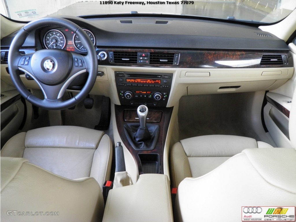 2007 3 Series 328xi Sedan - Arctic Metallic / Beige photo #5