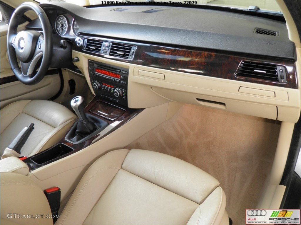 2007 3 Series 328xi Sedan - Arctic Metallic / Beige photo #25