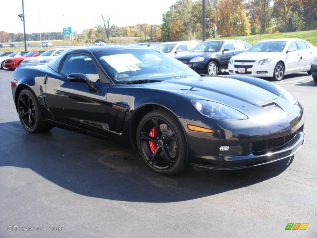 Carbon Flash Metallic 2012 Chevrolet Corvette Centennial Edition Grand Sport Coupe Exterior Photo #58053320