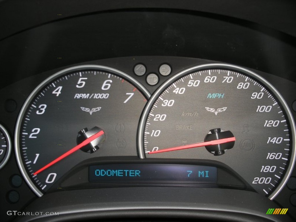 2012 Chevrolet Corvette Centennial Edition Grand Sport Coupe Gauges Photo #58053401