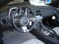 Gray 2011 Chevrolet Camaro SS Convertible Interior Color