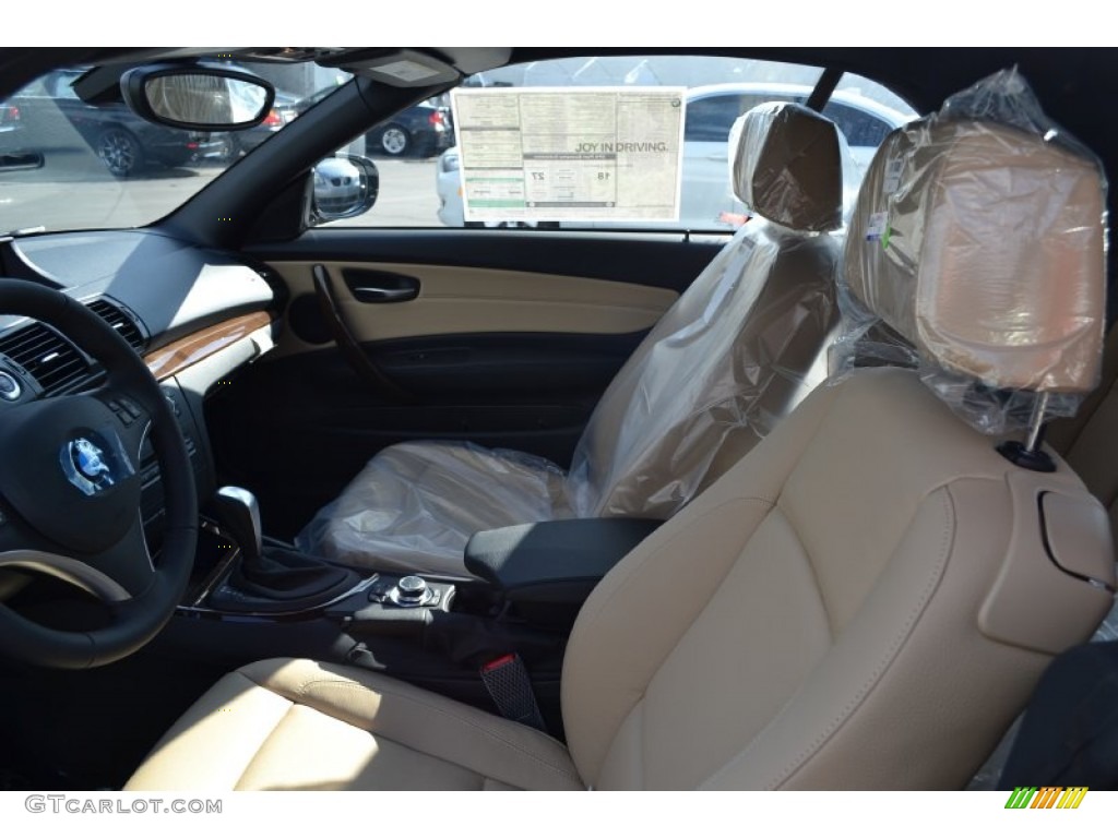 2012 1 Series 128i Convertible - Alpine White / Savanna Beige photo #6