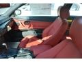 Coral Red/Black 2012 BMW 3 Series 335i Coupe Interior Color